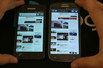 Vodeo Galaxy S3 contro Galaxy S2 guarda il confronto