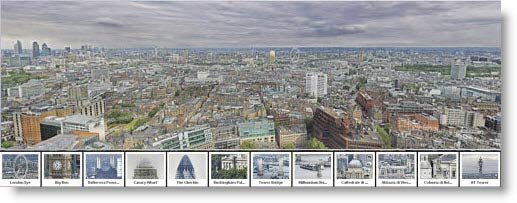 Fotografia panoramica navigabile di Londra in ben 80 Gigapixel