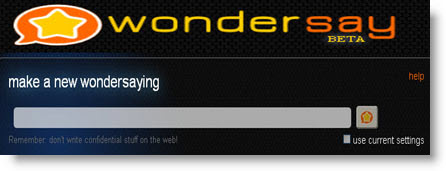 Wondersay: crea messaggi con scritte animate 