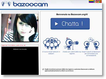Bazoocam : dalla random chat al social network