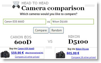 Snapsort: comparare le caratteristiche delle fotocamere digitali