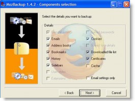 Mozbackup: fai il backup del tuo browser Firefox