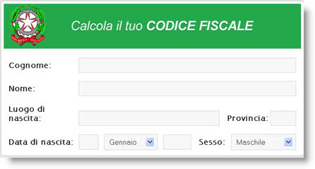 Codice Fiscale? Calcolalo online